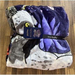NEW Vera Bradley Harry Potter Forbidden Forest Plus Throw Blanket